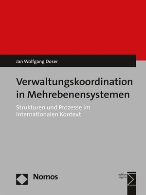 cover image of Verwaltungskoordination in Mehrebenensystemen